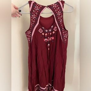 Vintage looking patterned dress